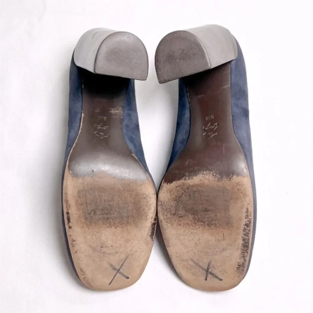 Tory Burch Women's Blue and Red Flats